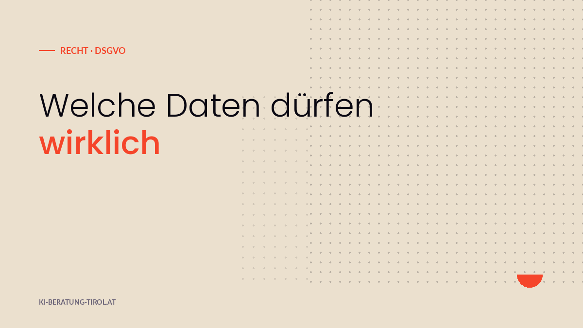 DSGVO und KI – welche Daten dürfen an OpenAI