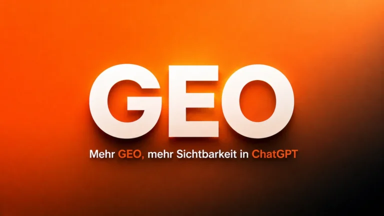Generative Engine Optimization: in ChatGPT und KI-Antworten sichtbar werden