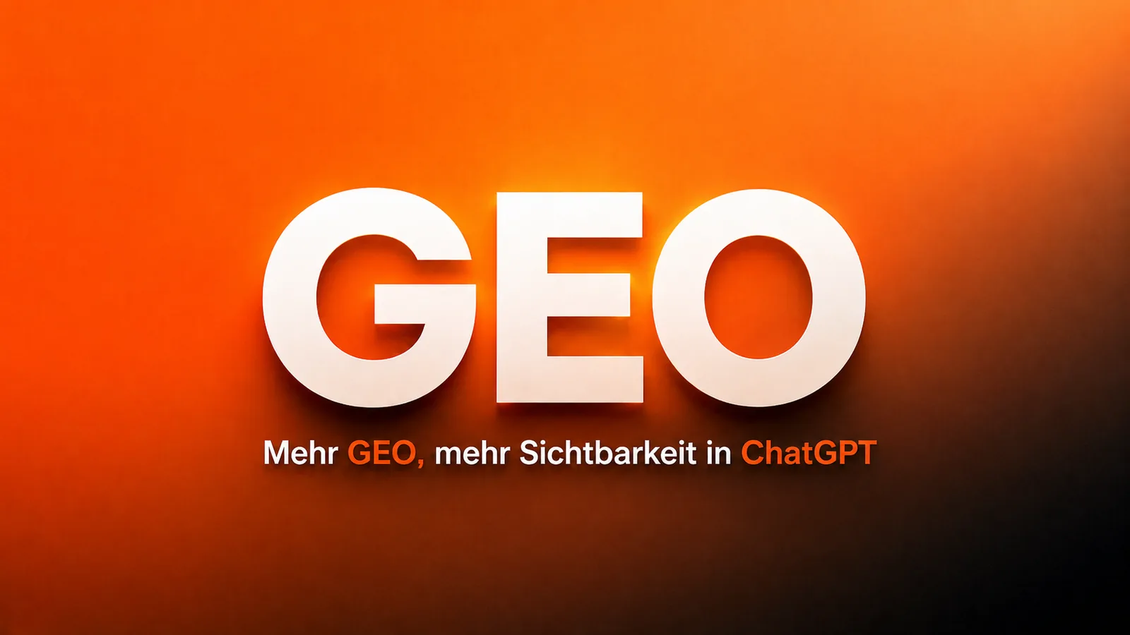 GEO: Generative Engine Optimization für KMU