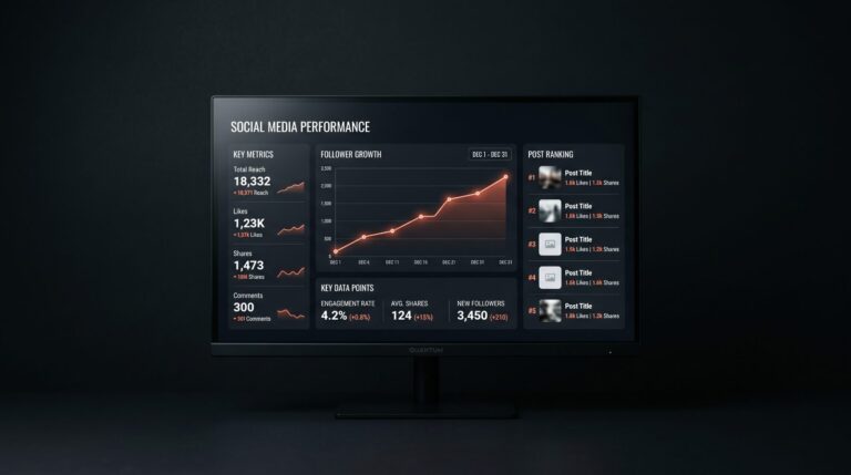 KI im Social Media Marketing – Performance-Dashboard zur Content-Auswertung