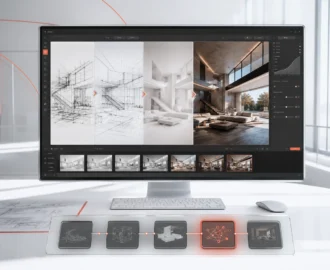 KI-Visualisierung und Rendering in der Architektur